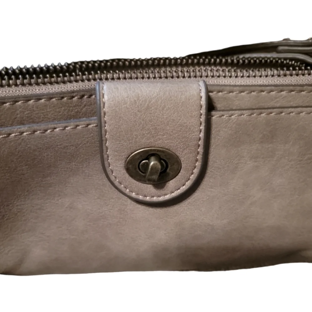 Maurices Taupe Studded Phone Case Wristlet